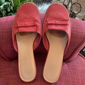 Adorable Pink Leather Flats by Madeline Stuart